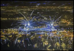 'Night Match: Bolton Wanderers Football Club Stadium'