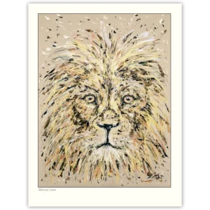 'African Lion' Limited Edition Print