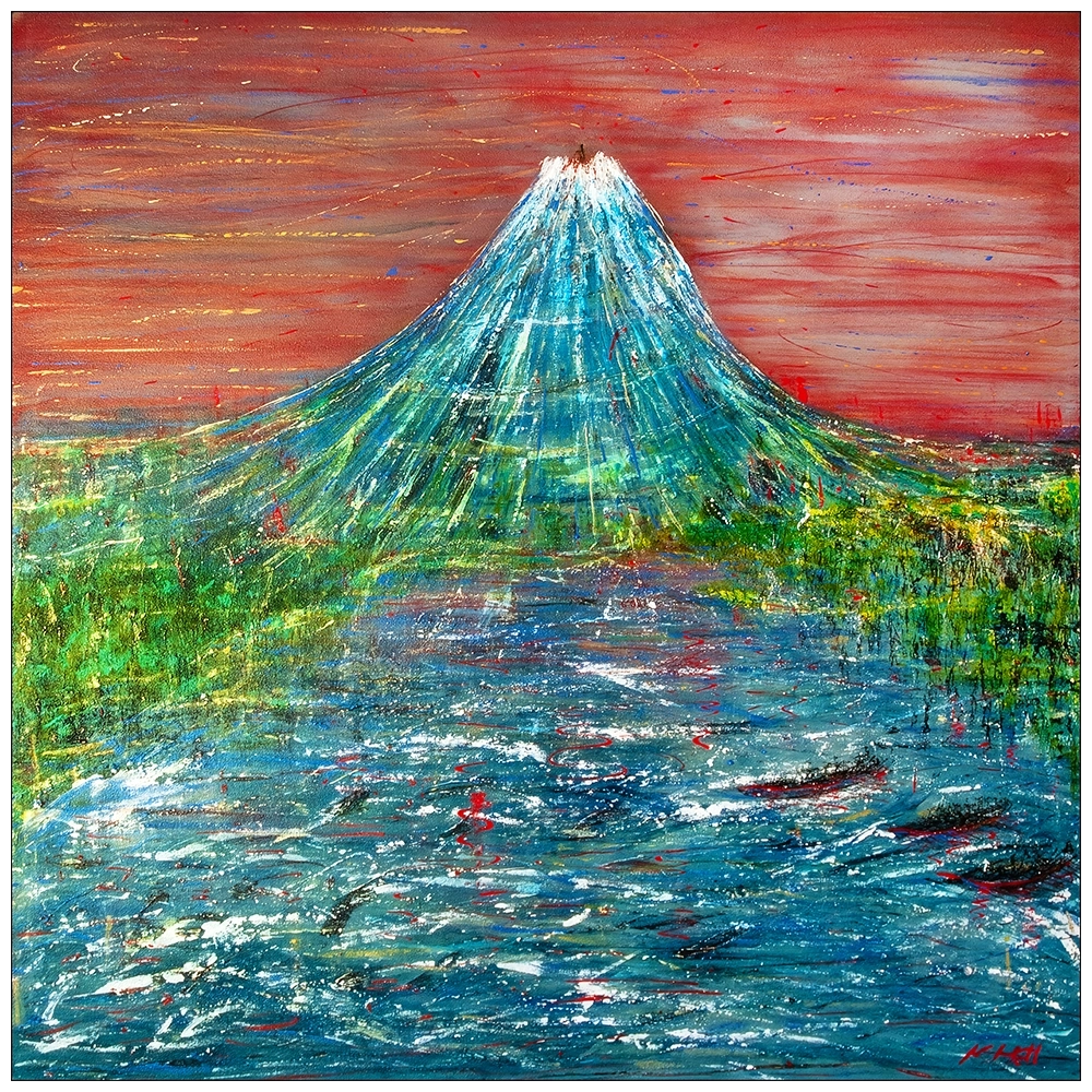 'Blue Mountain'. Original painting.